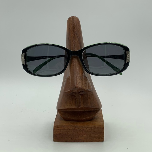 Accessories - R3 7011 Silver / Green Oval Sunglasses Frames